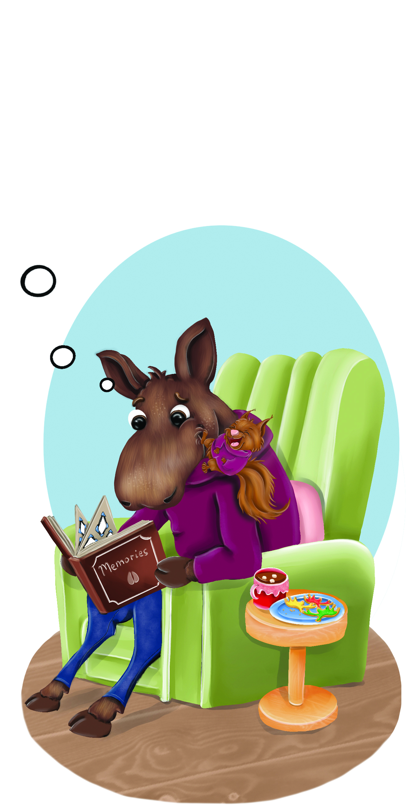 Bruce story illustration